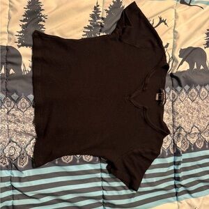 Streetwear Society Black Knit Top